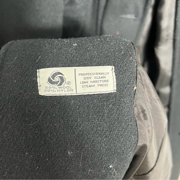 Stephanie Mathews Wool Coat Made in USA Vintage 1990s - Picture 5 of 6